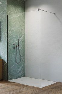 RADAWAY Душевая перегородка Nes Walk-in II 100 см. стекло прозрачное 10013100-01-01