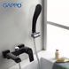 галереи Смеситель для ванны GAPPO G3250 черный - фото 4