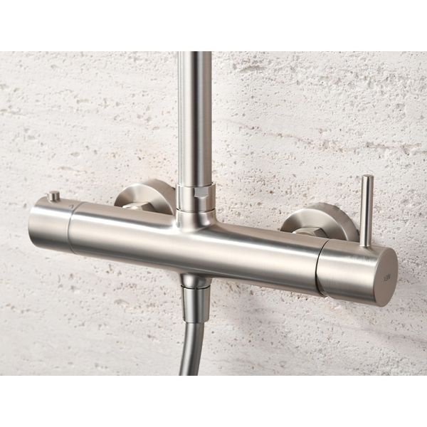 IMEX MONZA BRUSHED NICKEL Душова колона, матовий нікель