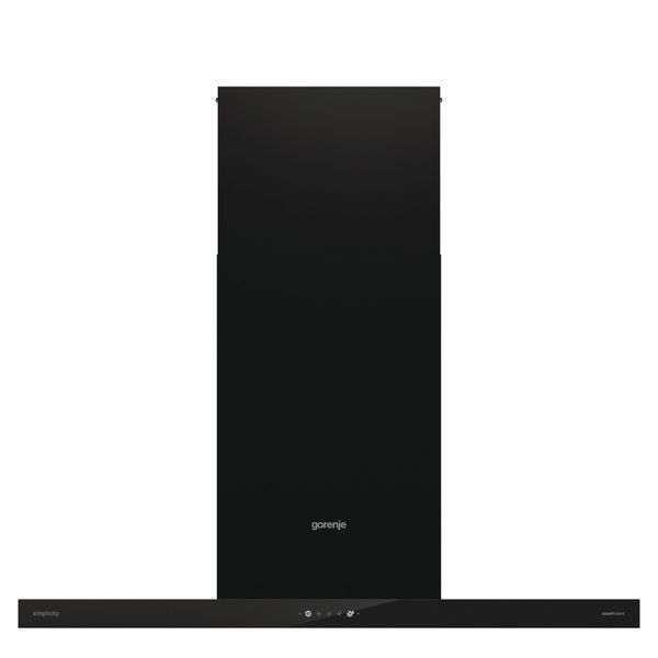 Витяжка Gorenje купольна, 90см, 650м.куб/год, чорний