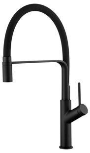 IMEX SENA BLACK MATT Змішувач для кухні, чорний матовий