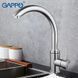 галереи Смеситель для кухни GAPPO G4099 с выдвижным изливом, нержавеющая сталь. - фото 2