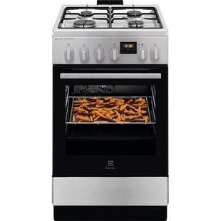 Electrolux Плита комбінована, 58л, 50x60см, дисплей, конвекція, пара, нерж