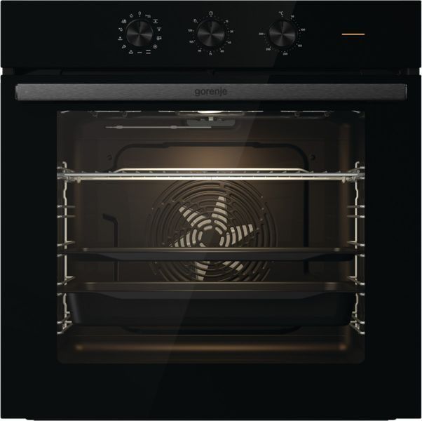 Духова шафа Gorenje електрична, 77л, A+, чорний