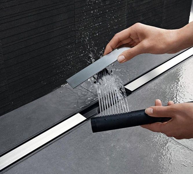 Душевой трап с дренажным каналом Geberit CleanLine 30-90 см (154.150.00.1+154.450.00.1)