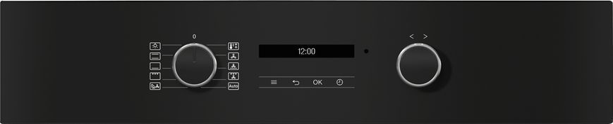 Духова шафа Miele H 2465 B OBSW/EDST-LOOK електрична, 76л, A+, дисплей, конвекція, телескопічні напрямні, чорний