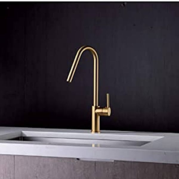 IMEX KENIA PVD BRUSHED GOLD Змішувач для кухні, PVD матове золото