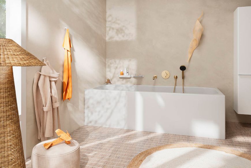 Hansgrohe Змішувач прихованого монтажу DuoTurn S на 2 функції, Brushed Bronze (75418140)