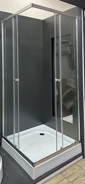 НОВИНКА!!! Душова кабіна Veronis KNS-15-00 90х90х190 без піддону прозоре скло