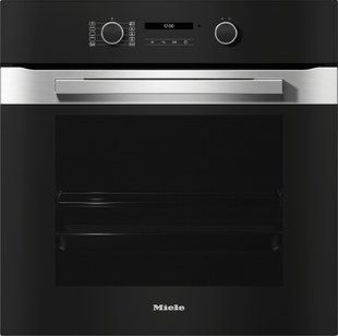 Духова шафа Miele H 2861 B Clean Steel електрична, 76л, A+, дисплей, конвекція, телескопічні напрямні, чорний