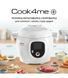 галереї Мультиварка-скороварка Tefal Cook4Me +, 1600Вт, чаша-6л, електронне керув., пластик, білий - фото 4