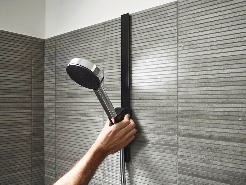 Hansgrohe WallStoris Настінна планка 50.0 x 3.3 x 1.2 см Matt Black (27902670)