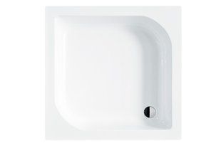 BESCO піддон квадратний ARES 80х80х15/29,5 см + ноги
