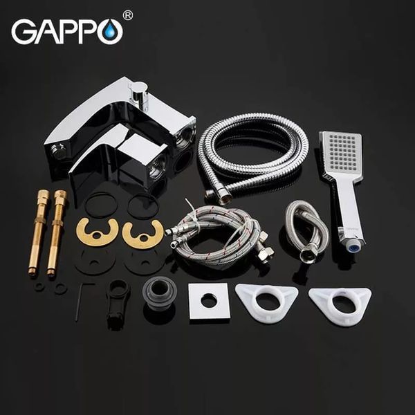 Смеситель для ванны на борт GAPPO G1107, хром