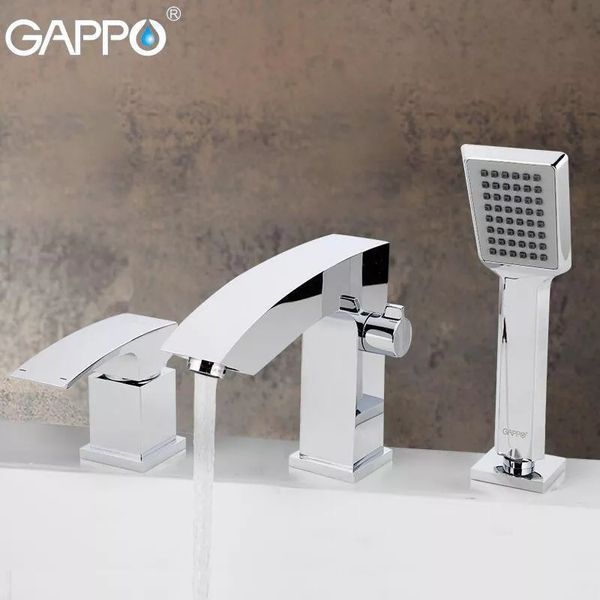 Смеситель для ванны на борт GAPPO G1107, хром