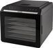 галереї Сушарка для продуктів Gorenje 580Вт, піддонів - 6x1.5см, діаметр - 25см, макс - 75&deg;С, дисплей, пластик+метал, чорний - фото 3