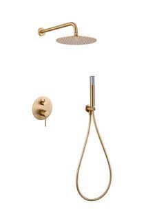 IMEX MONZA BRUSHED GOLD Набір для душу, PVD матове золото