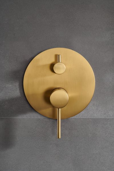 IMEX MONZA BRUSHED GOLD Набір для душу, PVD матове золото