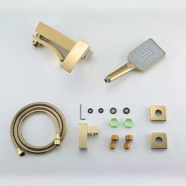Смеситель для ванны GAPPO G3207-3 золото