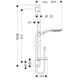 галереї Hansgrohe Душовий набірRaindance Select S 150/90 см 3jet з мильницею Chrome (27803000) - фото 3