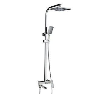 Душевая система GAPPO G2407-8, излив - переключатель на лейку, белый/хром