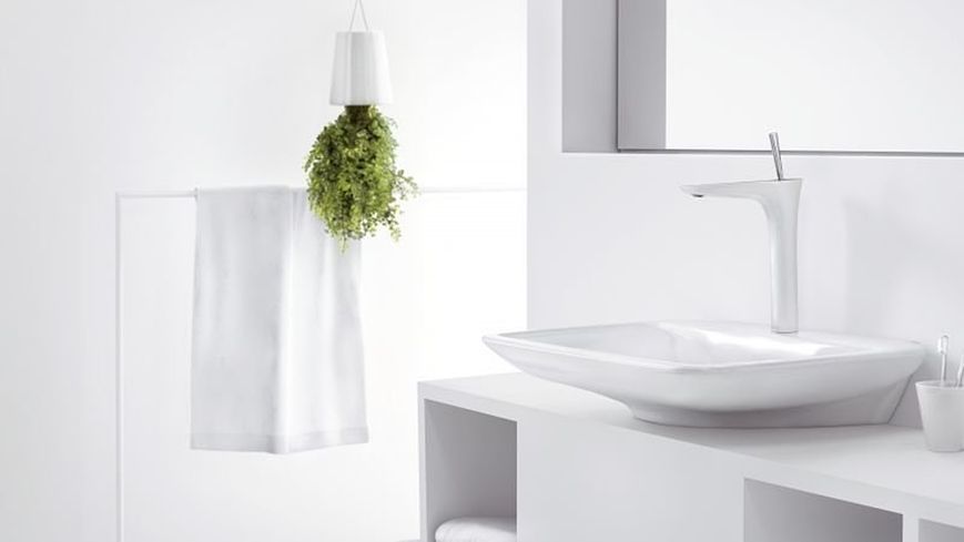 Hansgrohe Змішувач PuraVida 200 мм для Hansgrohe Умивальника, хром/білий (15081400)