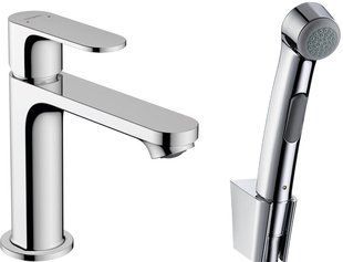 Hansgrohe Змішувач Rebris S 110 для Hansgrohe Умивальника з гігієнічною лійкою, Chrome (72215000)