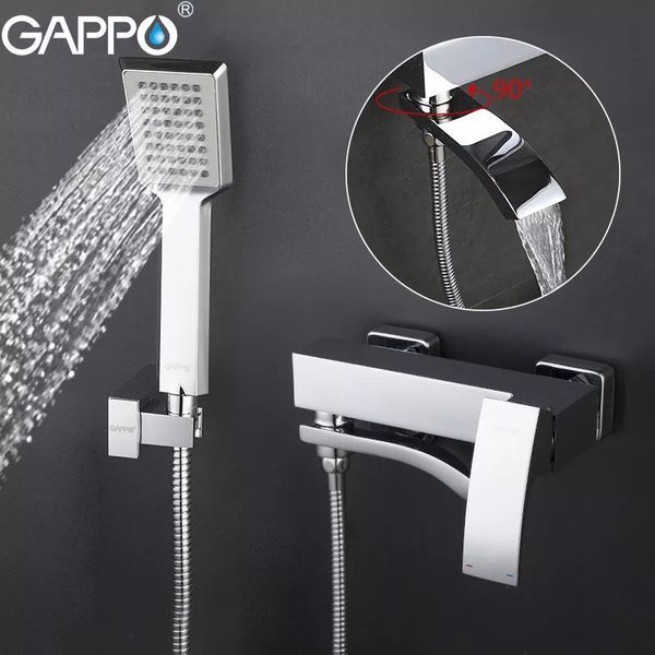 Смеситель для ванны GAPPO G3207, хром