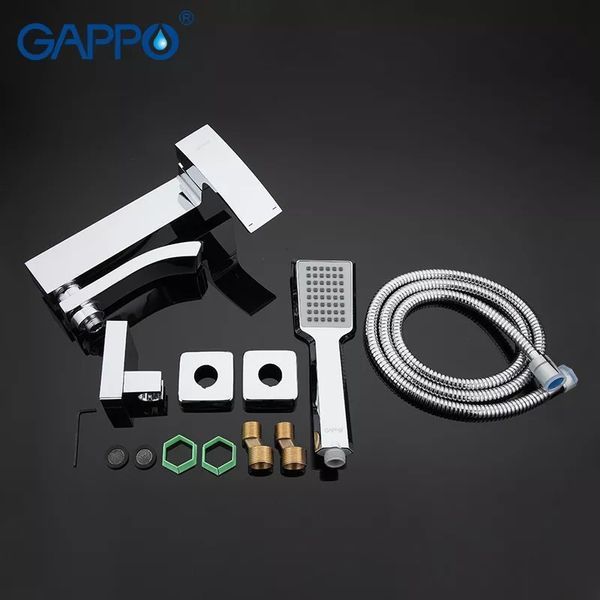 Смеситель для ванны GAPPO G3207, хром