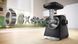 галереї М'ясорубка Bosch, 2100Вт, 3.5кг/хв, 2 решітки, насадка для ковбас, кеббе, соковижималка, пластик, чорний - фото 7