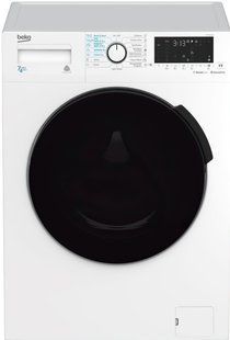Beko Прально-сушильна машина фронтальна, 7(4)кг, 1200, B, 45см, дисплей, білий