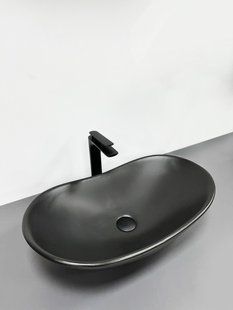 Умивальник (раковина) VBI TURIN BLACK MATT накладний