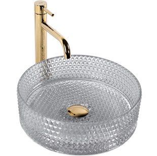 Умывальник (раковина) REA CRISTAL 35 LIGHT GREY накладной
