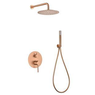 IMEX MONZA BRUSHED ROSE GOLD Набір для душу, PVD матове рожеве золото