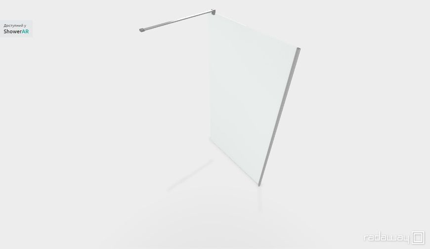 RADAWAY Душевая перегородка Nes Walk-in II 110 см. стекло прозрачное 10013110-01-01