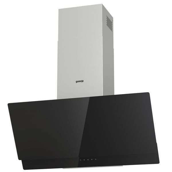 Витяжка Gorenje похила, 90см, 608м.куб/год, чорний