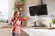 галереї Витяжка Gorenje похила, 90см, 608м.куб/год, чорний - фото 3