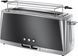 галереї Тостер Russell Hobbs Luna Moonlight 1420Вт, довгі слоти, підігрів, розморожування, метал, сірий - фото 2