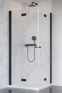 RADAWAY Душова кабіна Nes Black KDD B 80x80x200 10024080-54-01L+10024080-54-01R