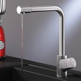 Смеситель для кухни с каналом для питьевой воды, L-излив