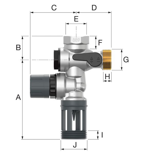 Група безпеки бойлера Flamco Flexbrane DN 20 , 7 бар, для бойлерів 28365 фото