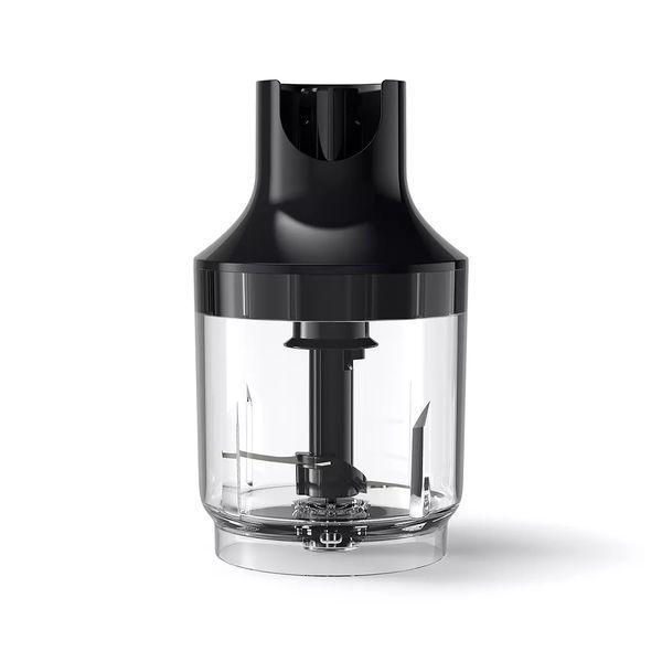 Блендер Philips заглибний Series 5000, 1200Вт, 5в1, чопер, терки, чорний