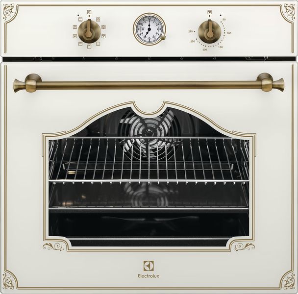 Духова шафа Electrolux електрична Rococo, 72л, A, конвекція, шампань