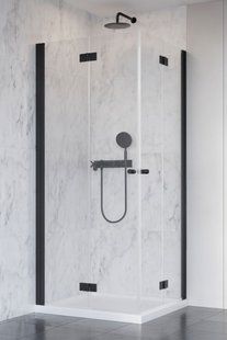 RADAWAY Душова кабіна Nes Black KDD B 100x90x200 10074100-54-01L+10074090-54-01R