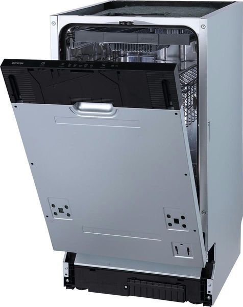 Посудомийна машина Gorenje вбудовувана, 11компл., A++, 45см, AquaStop, 3й кошик, білий
