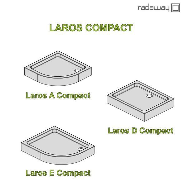RADAWAY Душовий піддон Laros D 100 x 90 SLD91017-01