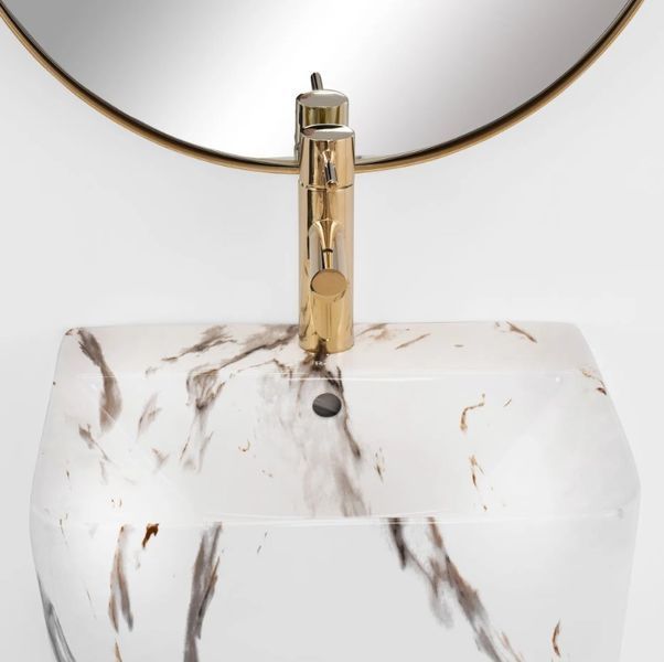 Умывальник (раковина) REA ARIS MARBLE напольный мрамор