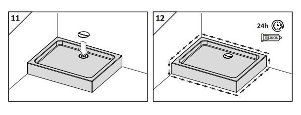 RADAWAY Душовий піддон Laros D 100 x 90 SLD91017-01