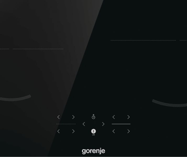 Варильна поверхня Gorenje індукційна, 60см, PowerBoost, TouchControl, поєднання конфорок, чорний