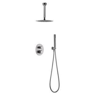 IMEX LINE BRUSHED NICKEL Набір для душу термостатичний, матовий нікель